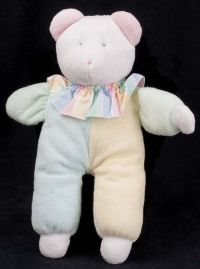 Eden Teddy Bear Pastel Plush Stuffed Animal Vtg